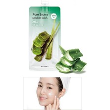MISSHA Aloe Vera Özlü Yoğun Nemlendirici Uyku Maskesi Pure Source Pocket Pack (ALOE)