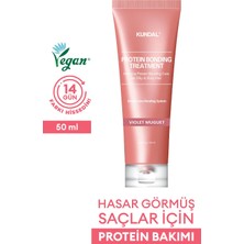 Kundal Yoğun Onarıcı ve Isı Koruyucu Bakım Kremi Protein Bonding Treatment 50ml Violet Muguet