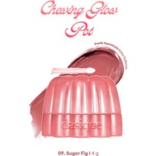 Esnek Jel Dokulu, Nemlendirici, Parlak Bitişli Ruj & Allık DASIQUE Chewing Glow Pot 09 Sugar Fig