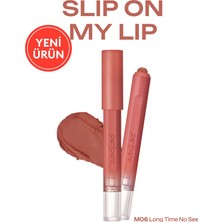Tek Dokunuşla Pürüzsüzce Uygulanan Hafif Yapılı Kalem Ruj Perıpera Slip On My Lip (M06 )