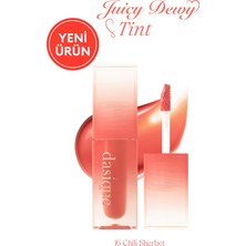 Dasique Yoğun Parlaklık ve Canlı Renkler Sunan Kalıcı Tint Juicy Dewy Tint (#16 Chili Sherbet)