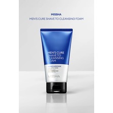 MISSHA Özel İçerikleriyle Nemlendiren, Temizleyen Tıraş Köpüğü Men's Cure Shave To Cleansing Foam