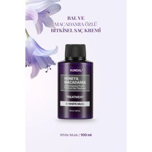 Yoğun Nemlendirici ve Besleyici Saç Kremi KUNDAL Honey& Macadamia Protein Treatment 100ml White Musk