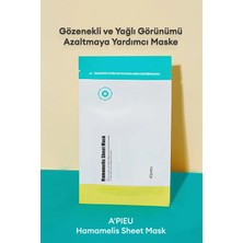 MISSHA Hamamelis Özlü Yağlanma Ve Gözenek Karşıtı Bakım Sunan Yaprak Maske A'pıeu Hamamelis Sheet Mask