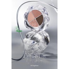 İpeksi Dokulu 4'lü Far Paleti MUZIGAE MANSION Twist Pot Eye Palette (05 Fog Rose)