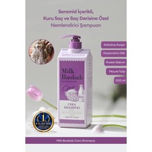 Milk Baobab Kuru Saç ve Saç Derisine Özel Nemlendirici Şampuan Cera Shampoo (Mauve Tulip)