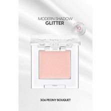 MISSHA Kalıcı, Topaklanma Yapmayan, Simli Tekli Krem Far Modern Shadow Glitter (306 Peony Bouquet)