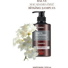 Kırılma Karşıtı Besleyici Bakım Şampuanı KUNDAL Honey & Macadamia Nature Shampoo 500ml White Musk