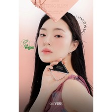 Ciltle Bütünleşen ve Pürüzsüzleştiren, Yumuşak Dokulu Allık MUZIGAE MANSION Fitting Blush (04 Vibe)
