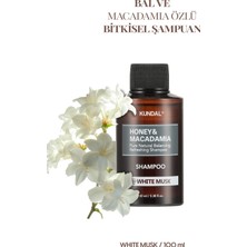 Kırılma Karşıtı Besleyici Bakım Şampuanı KUNDAL Honey & Macadamia Nature Shampoo 100ml White Musk