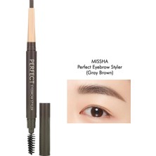 MISSHA Kolay Uygulama İmkanı Sunan Uzun Süre Kalıcı Kaş Kalemi Perfect Eyebrow Styler (Gray Brown)