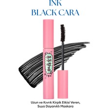 Uzun, Kıvrık Kirpik Etkisi Veren Maskara PERIPERA Ink All Black Cara (01 Long Curling)