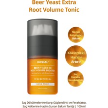 Kundal Saç Dökülmesi Karşıtı Ferahlatan Köklere Hacim Sunan Tonik Beer Yeast Extra Root Volume Tonic