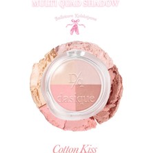 Dasique Işıltılı, Yumuşak Yapılı, Dökülme Yapmayan 4lü Far Paleti Multi Quad Shadow (01 Cotton Kiss)