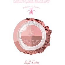 Dasique Mat, Yumuşak Yapılı, Dökülme Yapmayan 4lü Far Paleti Multi Quad Shadow (03 Soft Tutu)