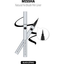 MISSHA İnce Fırça Uçlu Kalem Eyeliner Natural Fix Brush Pen Liner (BLACK)
