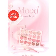 Dasique Mat ve Işıltılı Tonlardan Oluşan 20 Renkli Far Paleti Mood Shadow Palette (06 Sweet Heart)