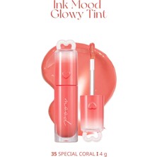 Peripera Kalıcı, Pigmentli, Parlak Bitişli Tint Ink Mood Glowy Tint (35 Special Coral)