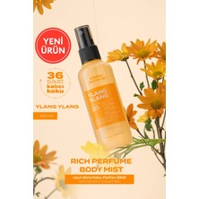Kundal Parfüm Etkili, Nemlendirici Vücut Misti Rich Perfume Body Mist 100ml (Ylang Ylang)