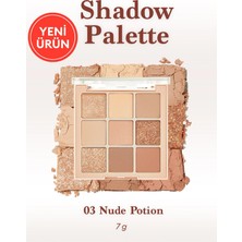 Mat ve Işıltılı Renk Seçenekleri Sunan Far Paleti DASIQUE Shadow Palette (#03 Nude Potion)