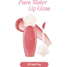 Dasique Nemlendirici ve Besleyici, Dudak Parlatıcısı Pure Water Lip Gloss (07 Soft Fig)