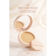 MISSHA Yaşlanma Karşıtı Bakım Sunan Yoğun Kapatıcı Balm Fondöten M Skin-Fake Balm SPF50+PA++++ (No,21)