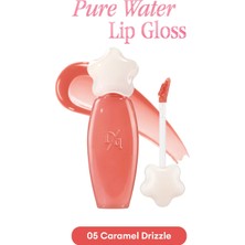 Dasique Nemlendirici ve Besleyici, Dudak Parlatıcısı Pure Water Lip Gloss (05 Caramel Drizzle)