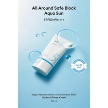 MISSHA Su Bazlı Güneş Koruyucu Nemlendirici Jel All Around Safe Block Aqua Sun Gel SPF 50+ PA++++