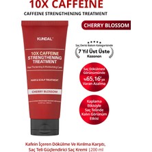 Kundal Dökülme&Kırılma Karşıtı Saç Kremi 10X Caffeine Strengthening Treatment(Cherry Blossom)
