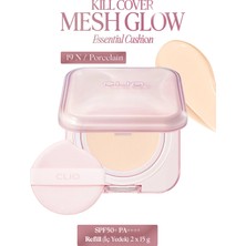 Clio Hyalüronik Asit İçerikli Kill Cover Mesh Glow Essential Cushion Set (19NPorcelain) SPF50+PA++++