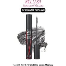 Hacimli Kıvrık Kirpik Etkisi Veren Maskara CLIO Kill Lash Superproof Mascara (02 Volume Curling)