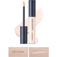 Hafif Yapılı Gün Boyu Yüksek Kapatıcı PERIPERA Double Longwear Cover Concealer (0,5 Fair)
