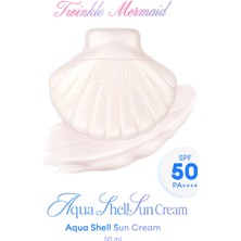 Dasique Nemlendirici, İnci Işıltılı, Hafif Yapılı Güneş Kremi Aqua Shell Sun Cream SPF50+ PA++++