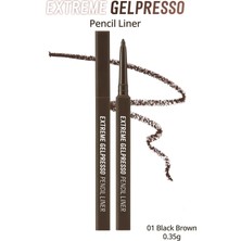 Suya Dayanıklı, Gün Boyu Kalıcı Kalem Eyeliner CLIO Extreme Gelpresso Pencil Liner (01 Black Brown)