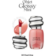 Muzigae Mansion Nemlendirici, Parlak Bitişli Mini Tint Objet Glossy Mini (001 Peach Drop)