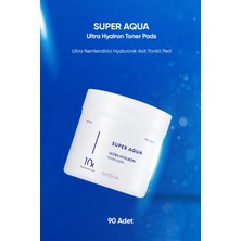 MISSHA 10 Farklı Hyaluronik Asit Kompleksi İçeren Arındırıcı Tonik Pad Super Aqua Ultra Hyalron Toner Pads