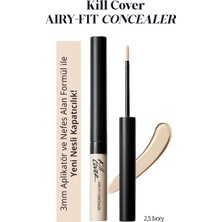 Hafif Formüllü, Uzun Süre Kalıcı Kapatıcı CLIO Kill Cover Airy-Fit Concealer (2,5 Ivory)