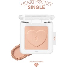 Peripera Kişiselleştirilebilir Mat Tekli Far Heart Pocket Single (M16 Pinkish Beige)