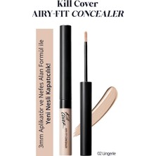 Hafif Formüllü, Uzun Süre Kalıcı Kapatıcı CLIO Kill Cover Airy-Fit Concealer (2 Lingerie)
