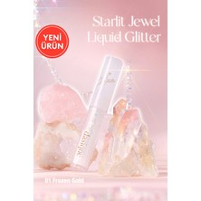 Dasique İnci Işıltılı Likit Glitter Starlit Jewel Liquid Glitter (#01 Frozen Gold)