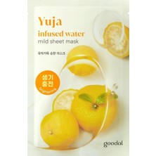Goodal Canlı Ve Aydınlık Görünüm Sunan Yaprak Maske Yuja Infused Water Mild Sheet Mask