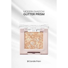 MISSHA Topaklanmayan, El Yapımı Glitter Far Modern Shadow Glitter Prism (No,21 Candle Prism)