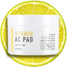 MISSHA Vitamin İçerikli Canlandırıcı Pürüzsüzleştirici Pamuk Ped (35ad) A'PIEU Vitamin AC Pad