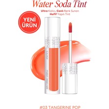 Clio Ultra Kalıcı, Canlı Renk Sunan Hafif Yapılı Tint Water Soda Tint (03 Tangerine Pop)