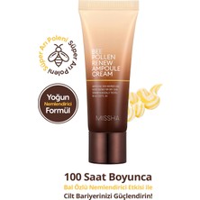 MISSHA Kuru ve Cansız Ciltler için Arı Poleni İçerikli Ampul Krem Bee Pollen Renew Ampoule Cream