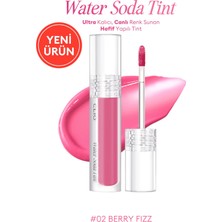 Clio Ultra Kalıcı, Canlı Renk Sunan Hafif Yapılı Tint Water Soda Tint (02 Berry Fizz)