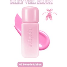 Dasique İpeksi Bitiş Sunan Hafif Yapılı Likit Allık Silky Veil Blush (#02 Sweetie Ribbon)