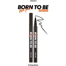 MISSHA Uzun Süre Kalıcı, Suya Dayanıklı, Likit Eyeliner Born To Be Madproof Liquid Liner (01)