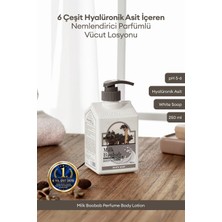 Milk Baobab 6 Hyalüronik Asitle Nemlendiren Parfümlü Vücut Losyonu Perfume Body Lotion (White Soap)