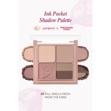 Mat& Parıltılı 5li Far Paleti PERIPERA Ink Pocket Shadow Palette(09 Fall Smells Fresh From The Farm)